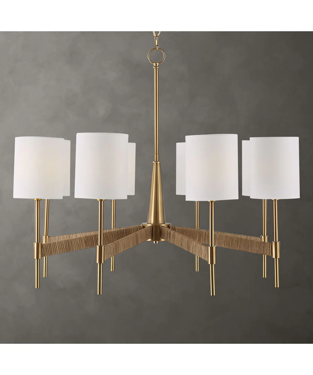 Lautoka Rattan 8 Light Chandelier - Image 2