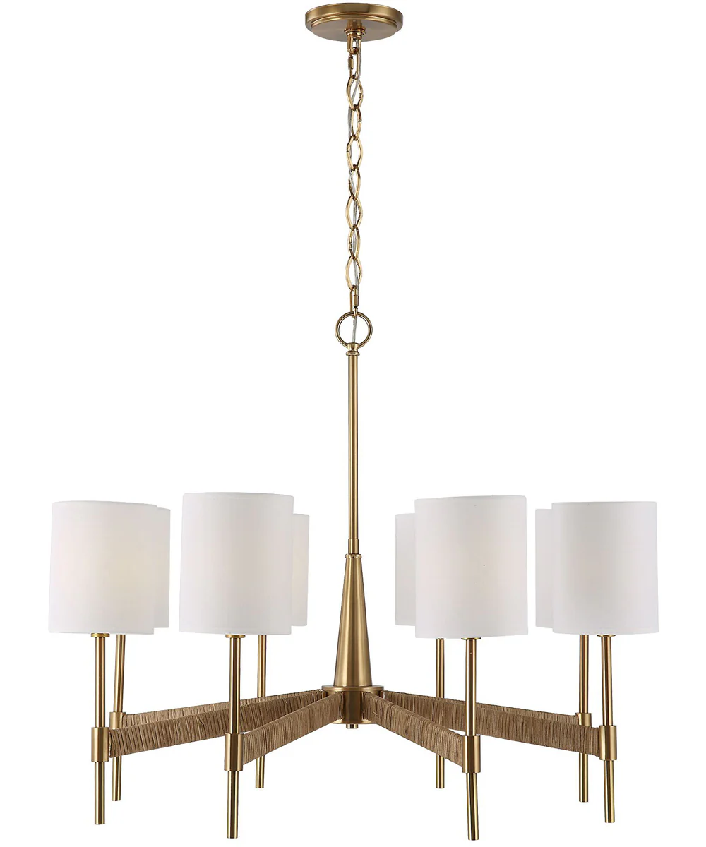 Lautoka Rattan 8 Light Chandelier - Image 4
