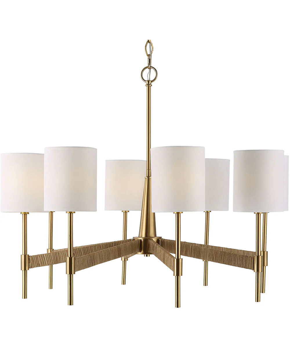 Lautoka Rattan 8 Light Chandelier - Image 5