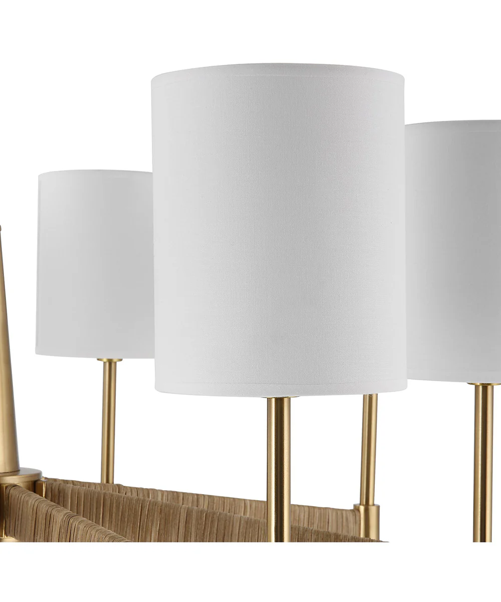 Lautoka Rattan 8 Light Chandelier - Image 6