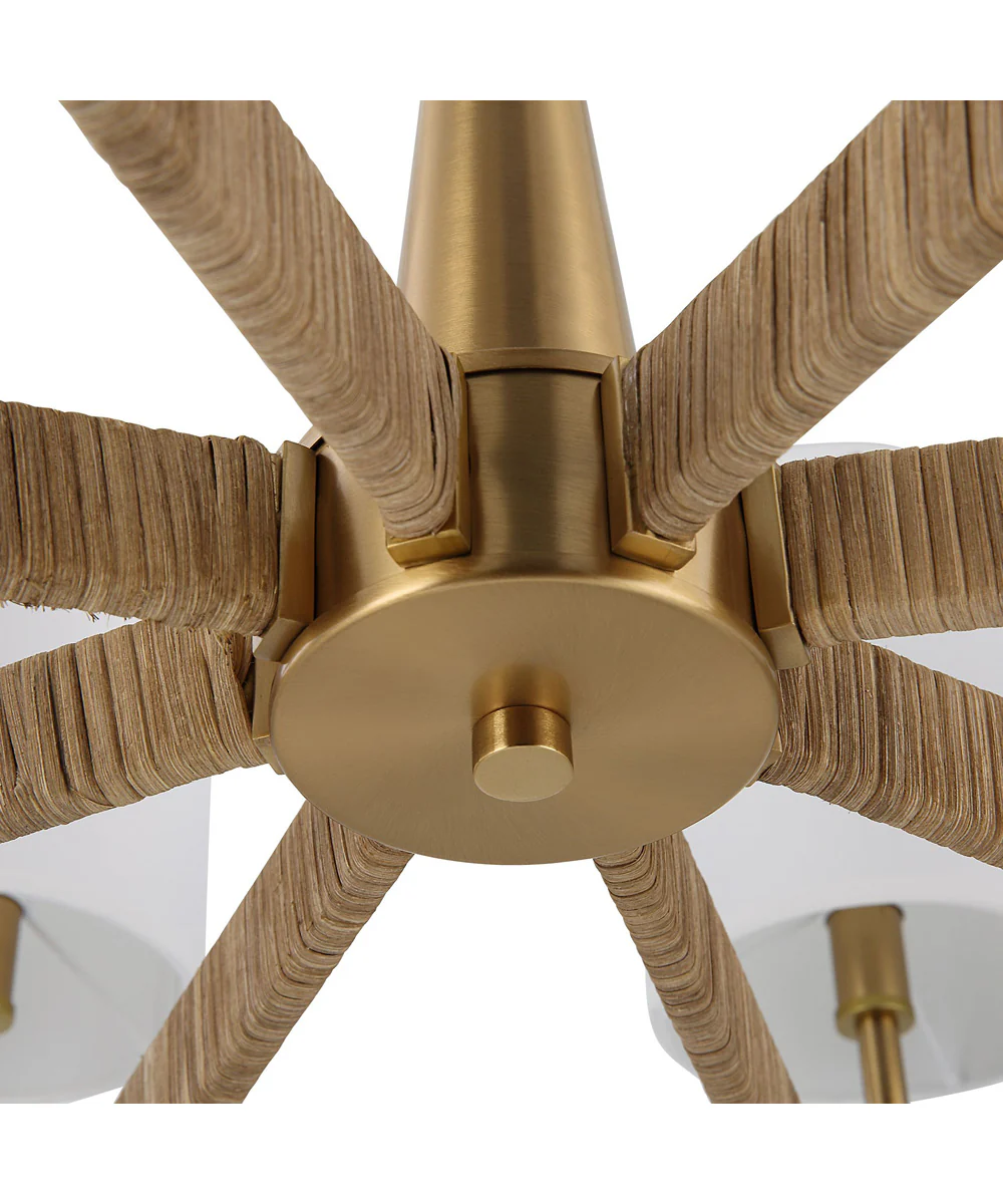 Lautoka Rattan 8 Light Chandelier - Image 7