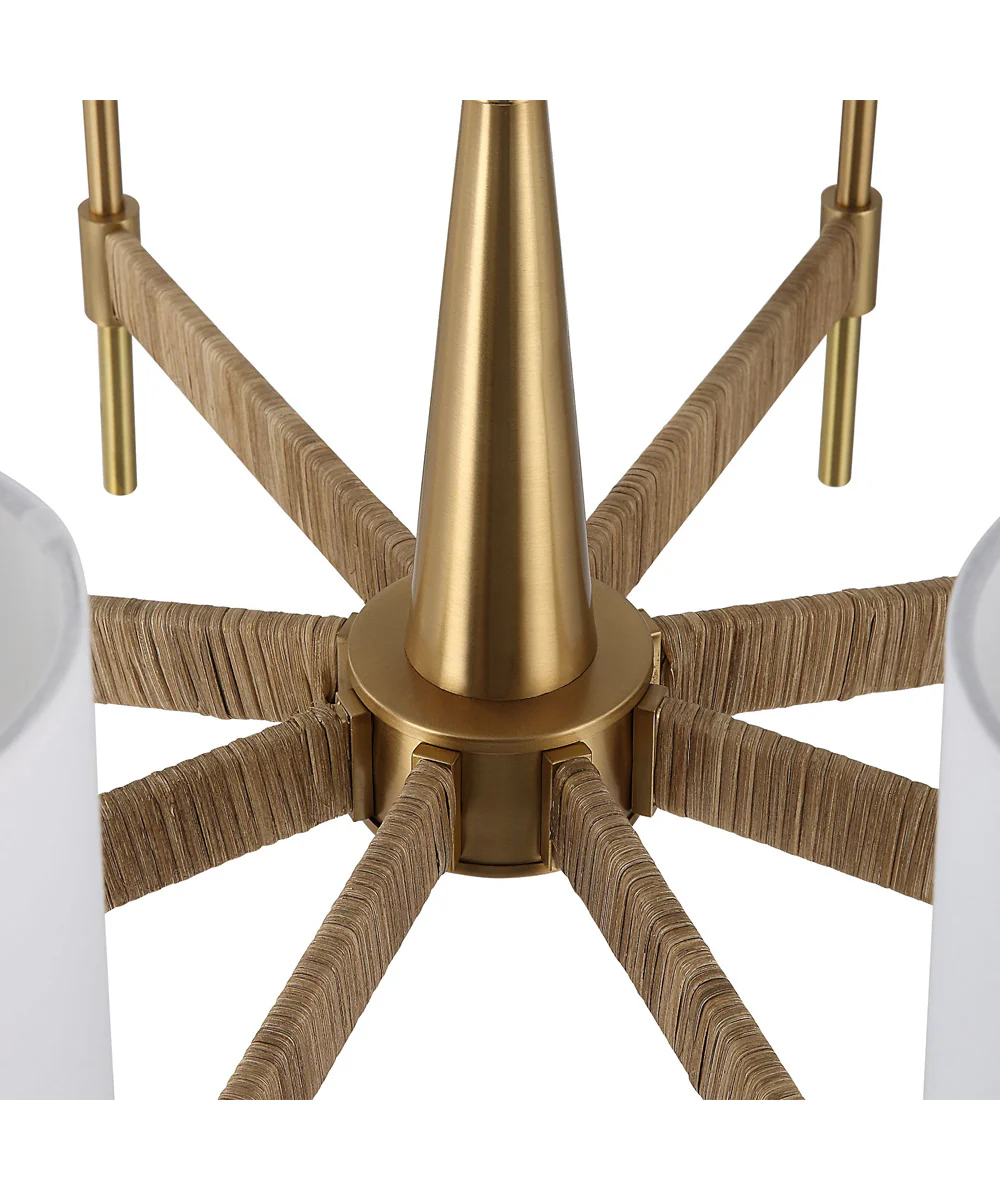 Lautoka Rattan 8 Light Chandelier - Image 8