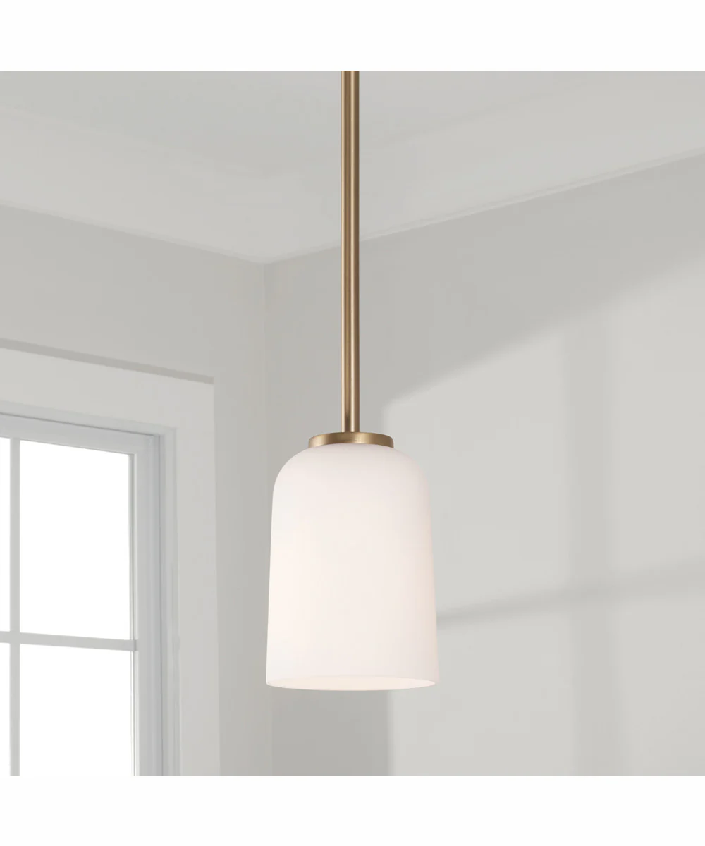 Lawson 1-Light Pendant Aged Brass - Image 2