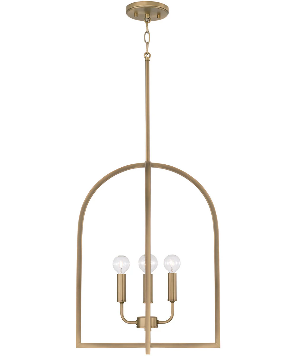 Lawson 4-Light Foyer Aged Brass - Image 4