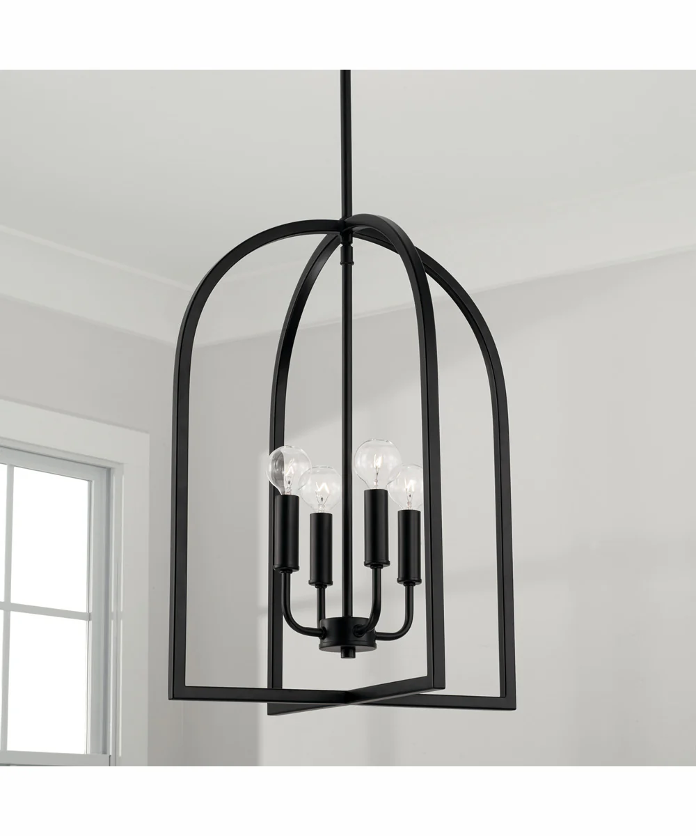Lawson 4-Light Foyer Matte Black - Image 2