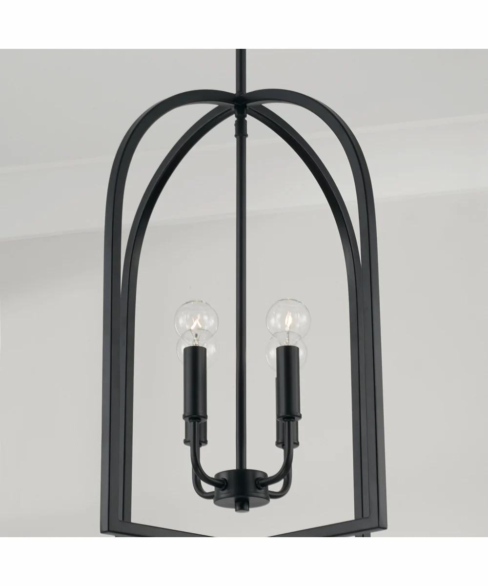 Lawson 4-Light Foyer Matte Black - Image 3