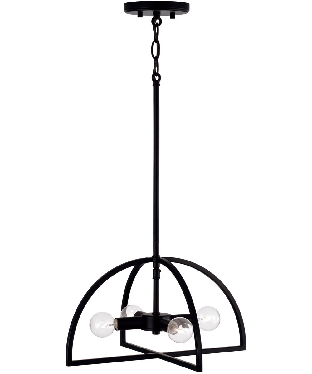 Lawson 4-Light Semi-Flush Matte Black - Image 4