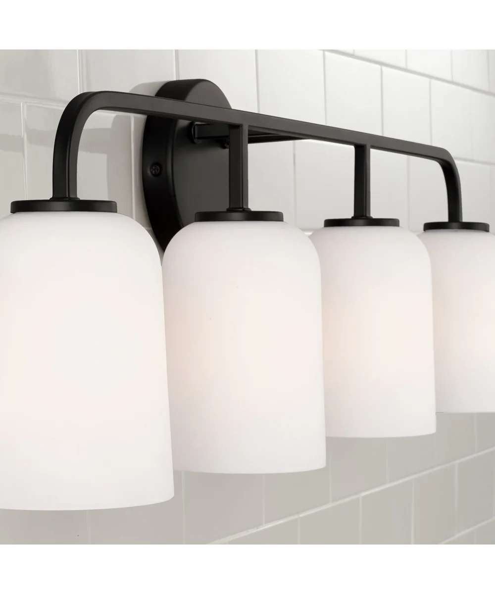 Lawson 4-Light Vanity Matte Black - Image 2