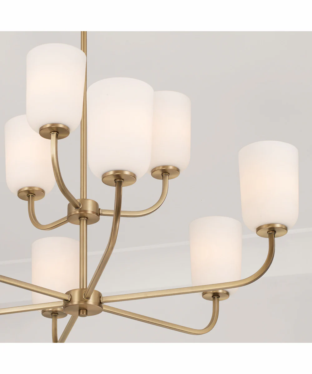 Lawson 9-Light Chandelier Aged Brass - Image 3