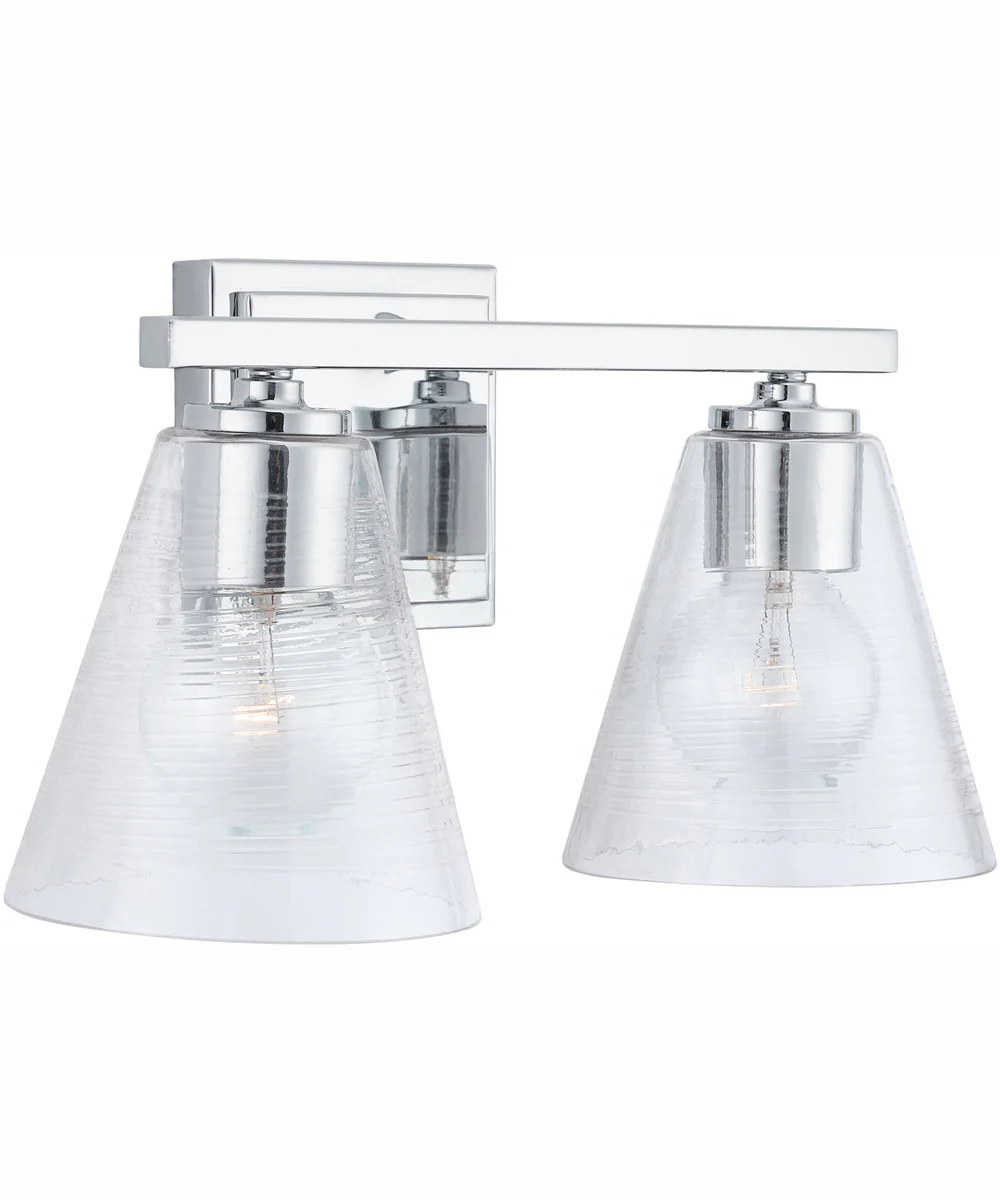 Layla 2-Light Vanity Chrome - Image 3