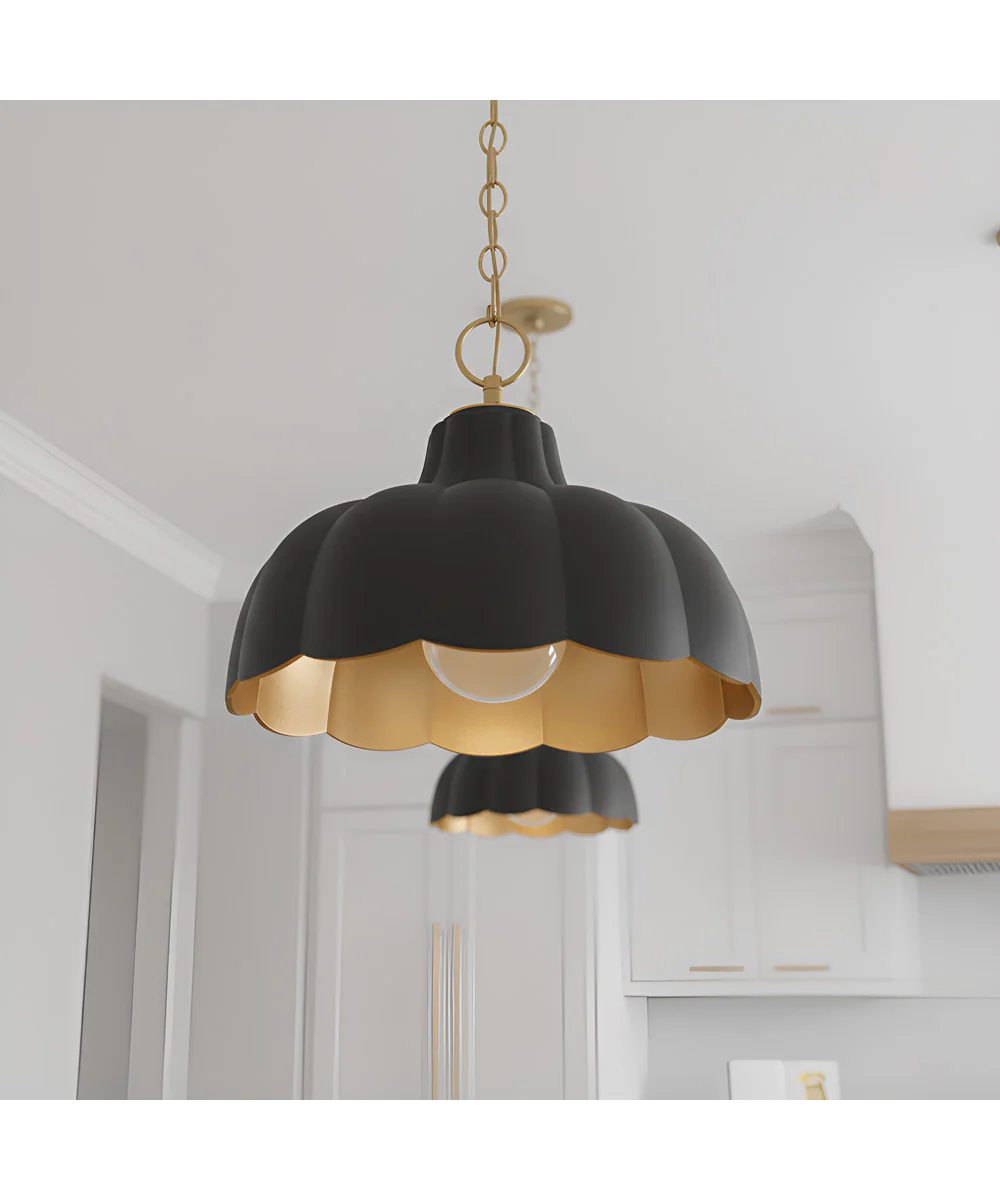 Leanne 1-light Pendant Matte Black - Image 2