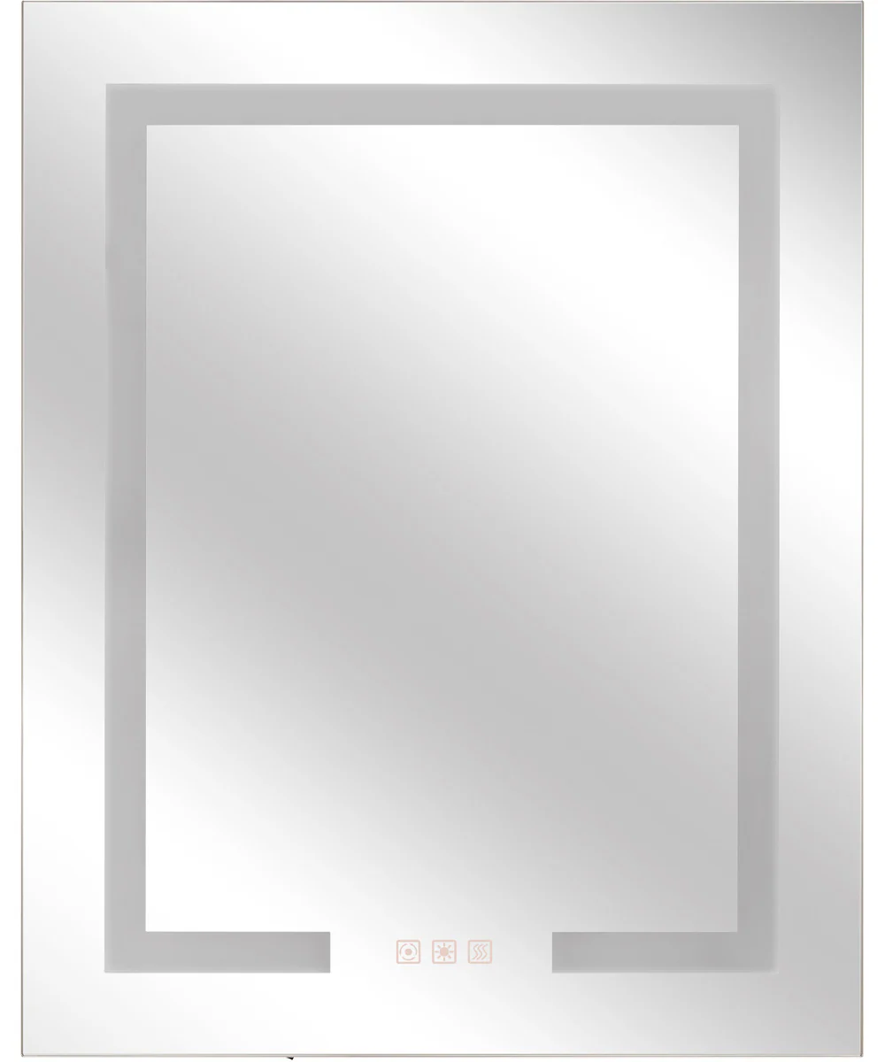 LED Cabinet Mirror 1-Light Mirror White - Image 2