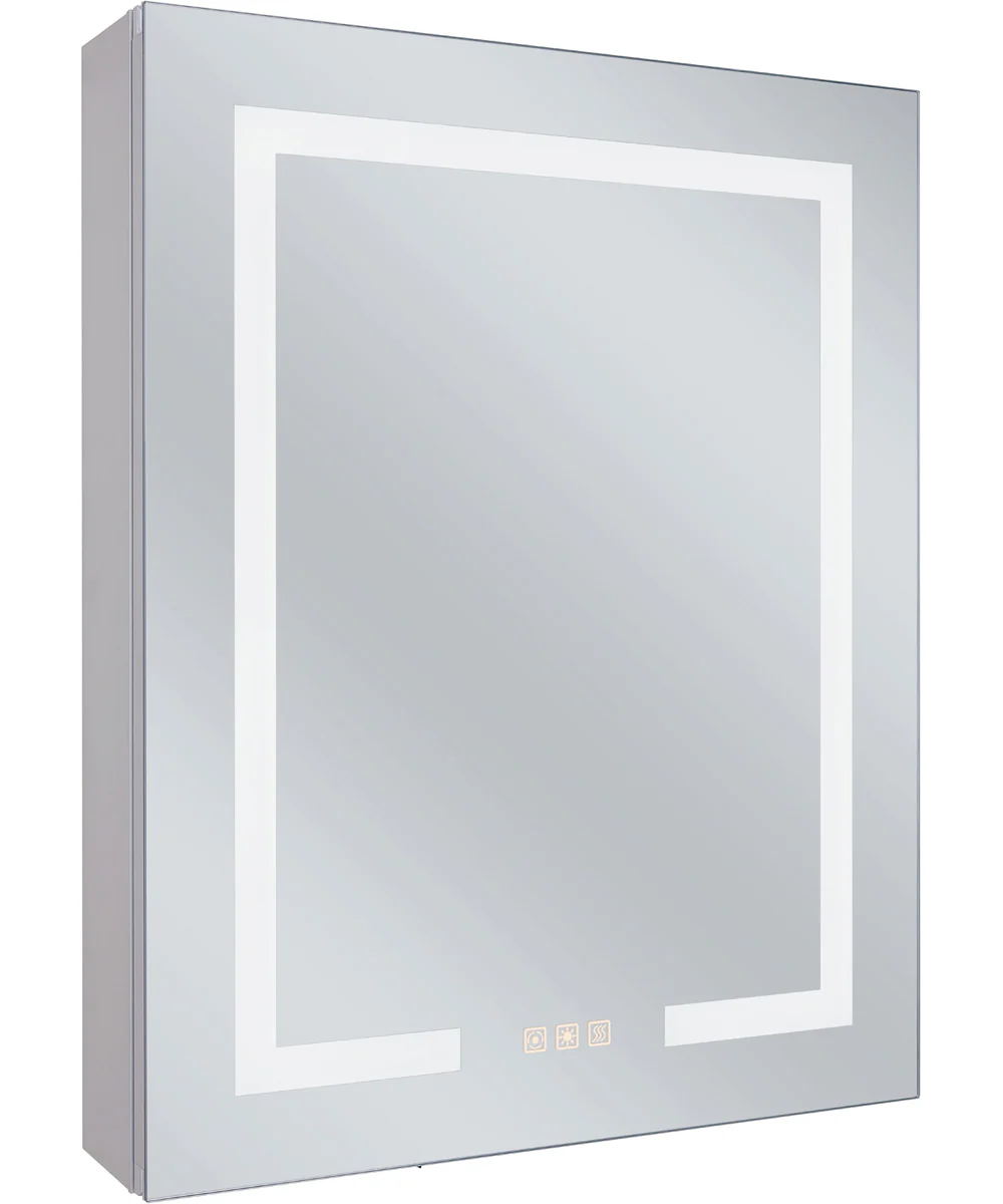 LED Cabinet Mirror 1-Light Mirror White - Image 9