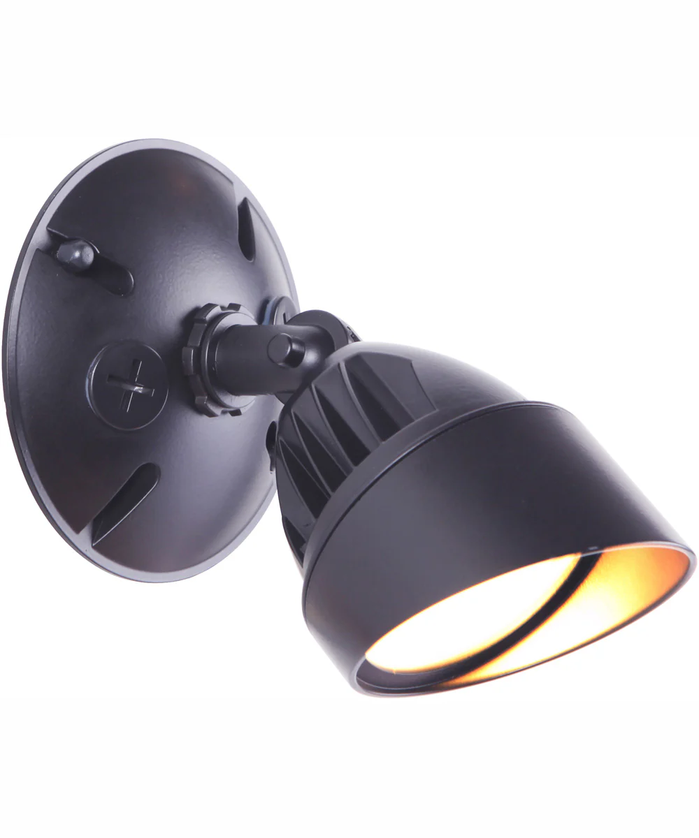 LED Flood 1-Light Outdoor Flood Light Midnight - Image 6