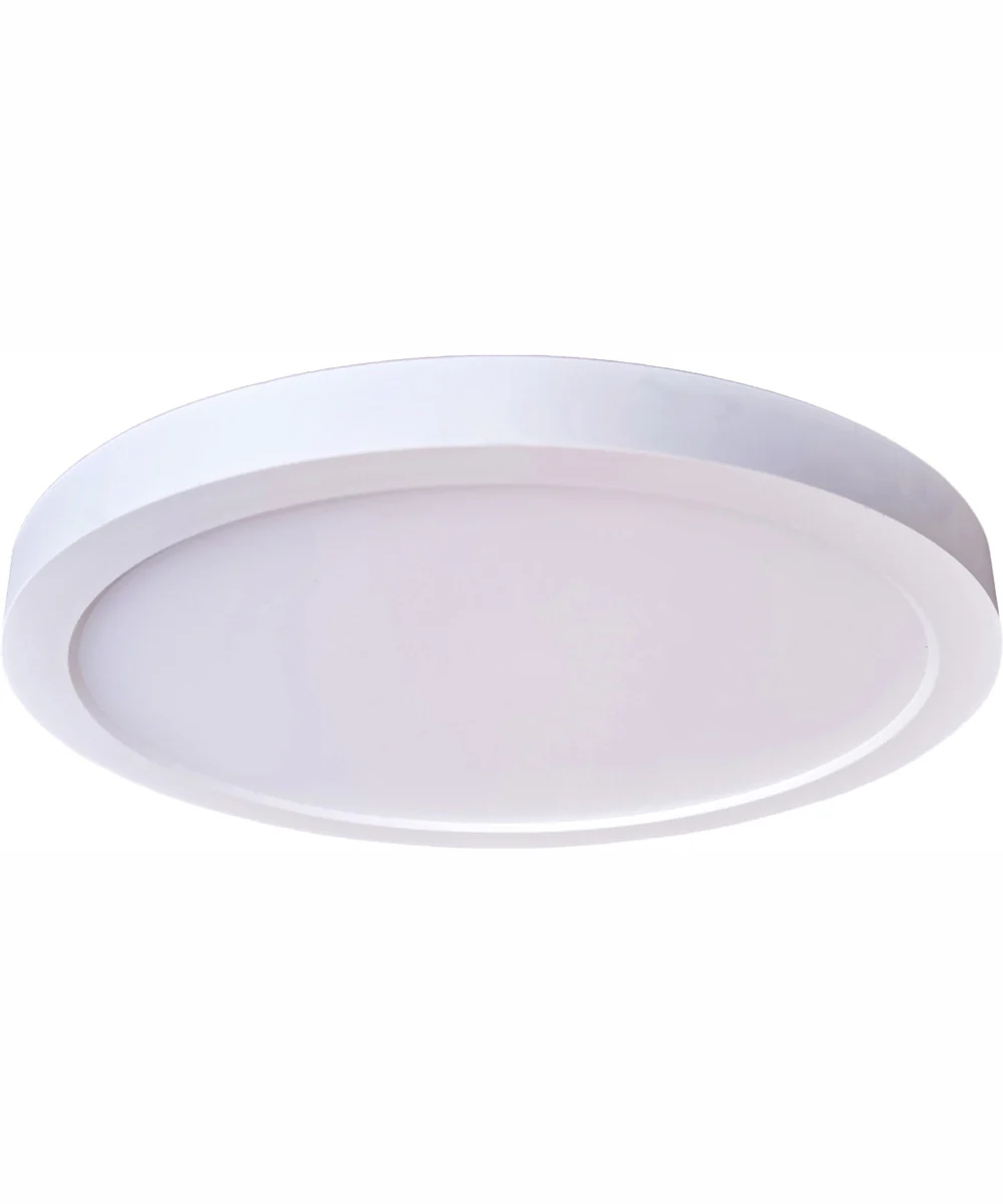 LED Flushmount 1-Light Flush Mount White
