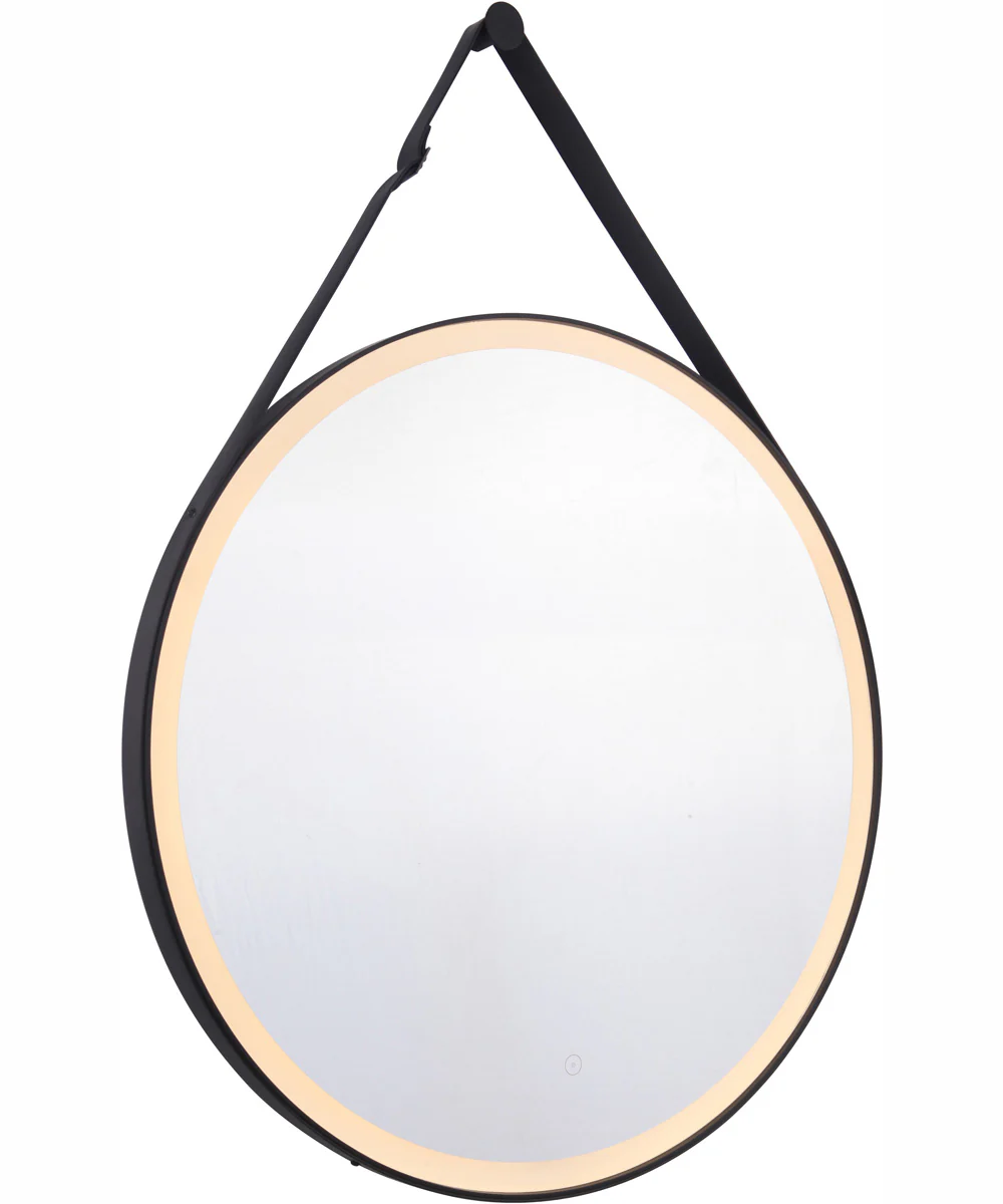 LED Lighted Mirror 1-Light Mirror Flat Black - Image 4
