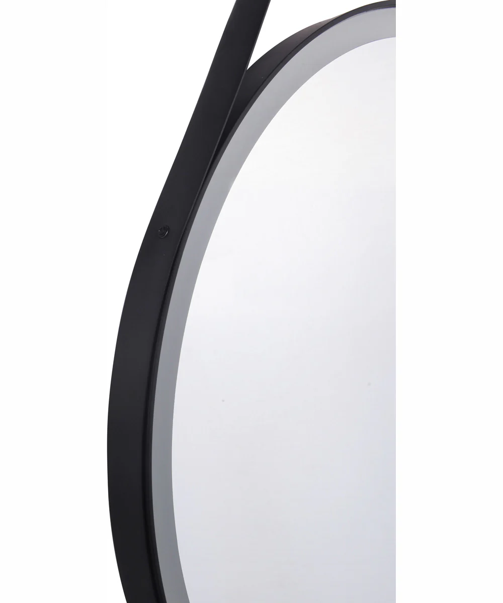LED Lighted Mirror 1-Light Mirror Flat Black - Image 7
