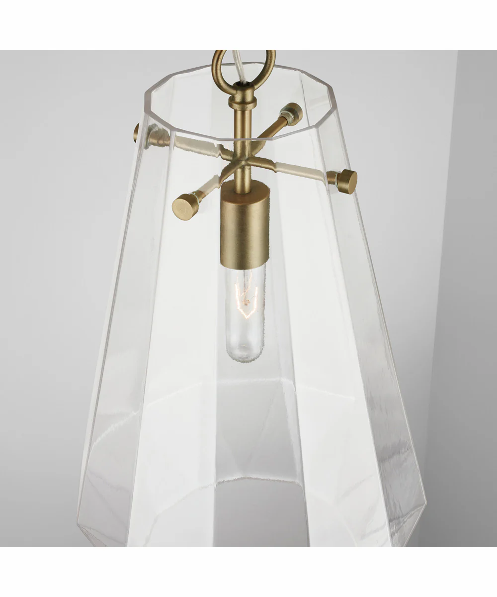Lee 1-Light Pendant Aged Brass - Image 2