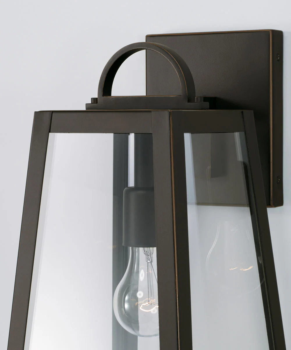 Leighton 1-Light Outdoor Wall-Lantern Rain or Shine - Oiled Bronze - Image 3