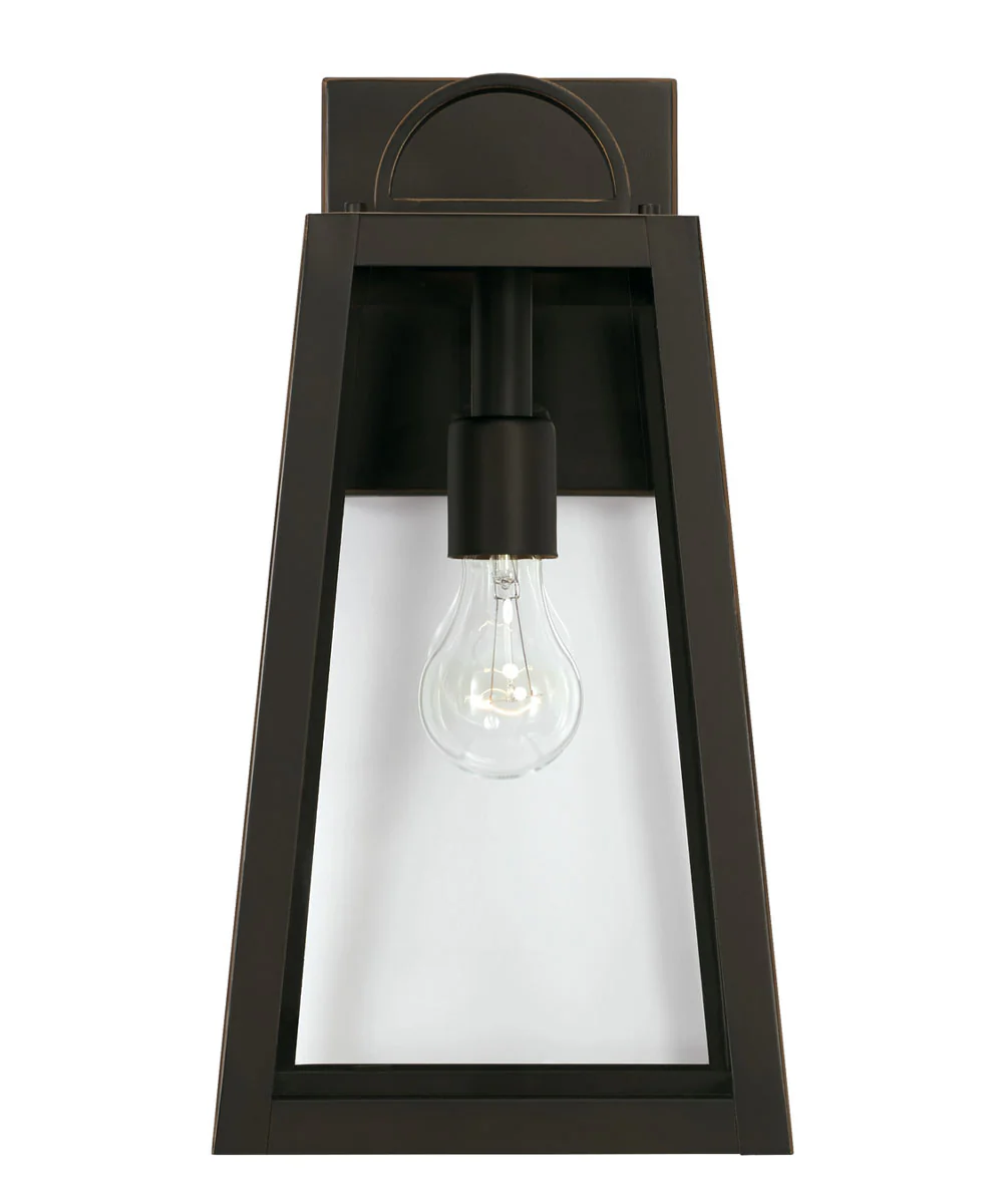 Leighton 1-Light Outdoor Wall-Lantern Rain or Shine - Oiled Bronze - Image 4