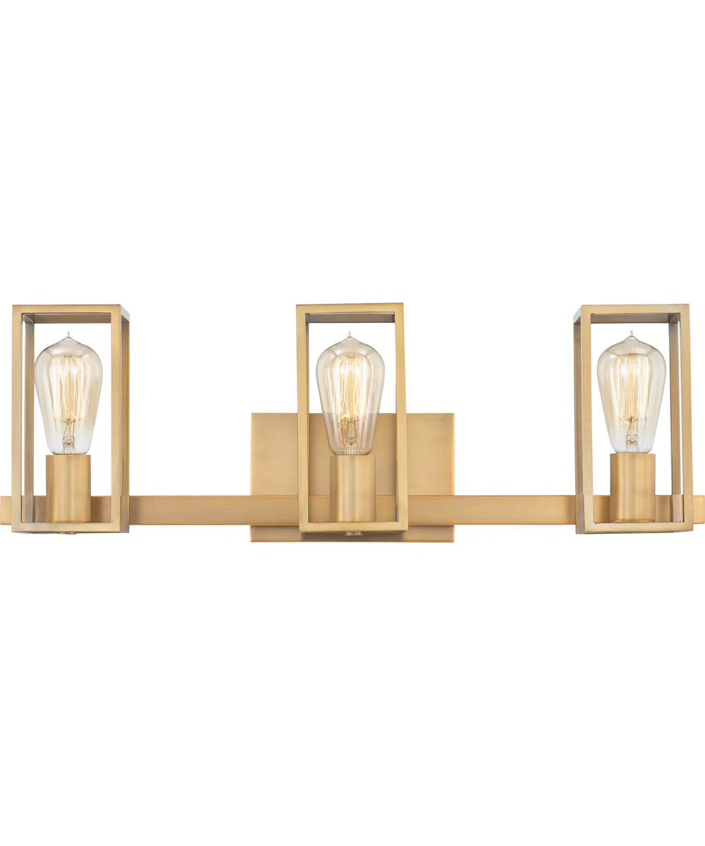 Leighton Large 3-light Bath Light Weathered Brass - Image 2