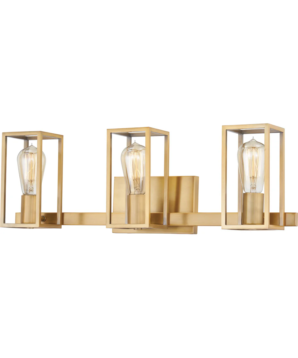 Leighton Large 3-light Bath Light Weathered Brass - Image 4