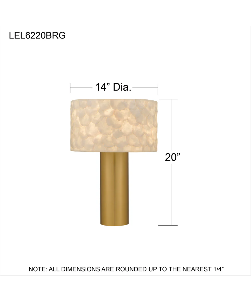 Leland 1-light Table Lamp Brushed Gold - Image 4
