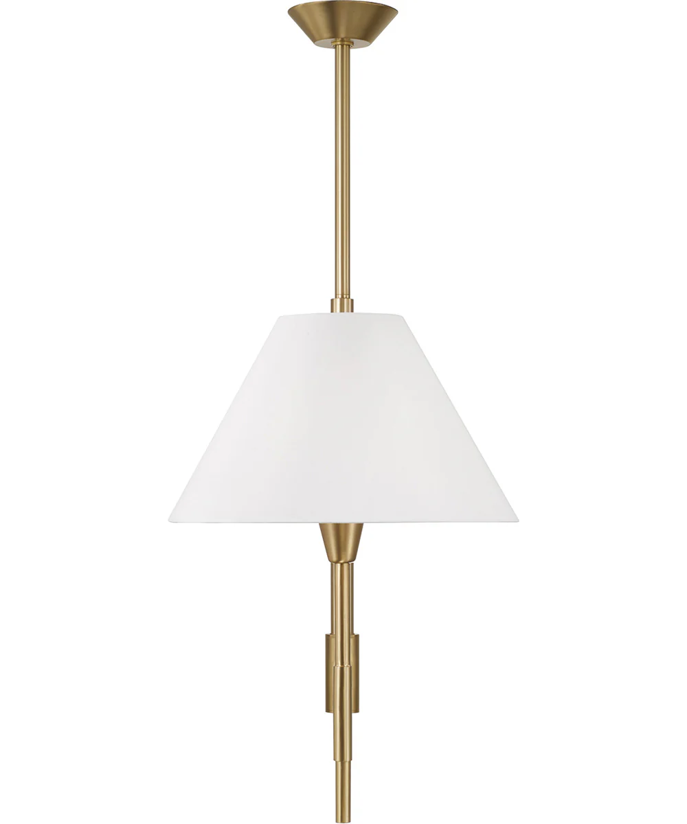 Leland 2 -Light-Linear Chandelier Aged Brass - Image 4