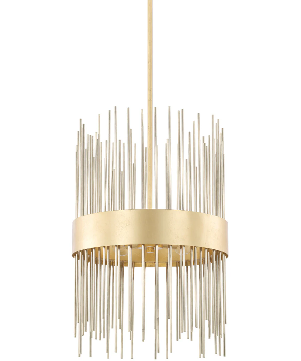 Lena 4-Light Pendant In Fire And Ice