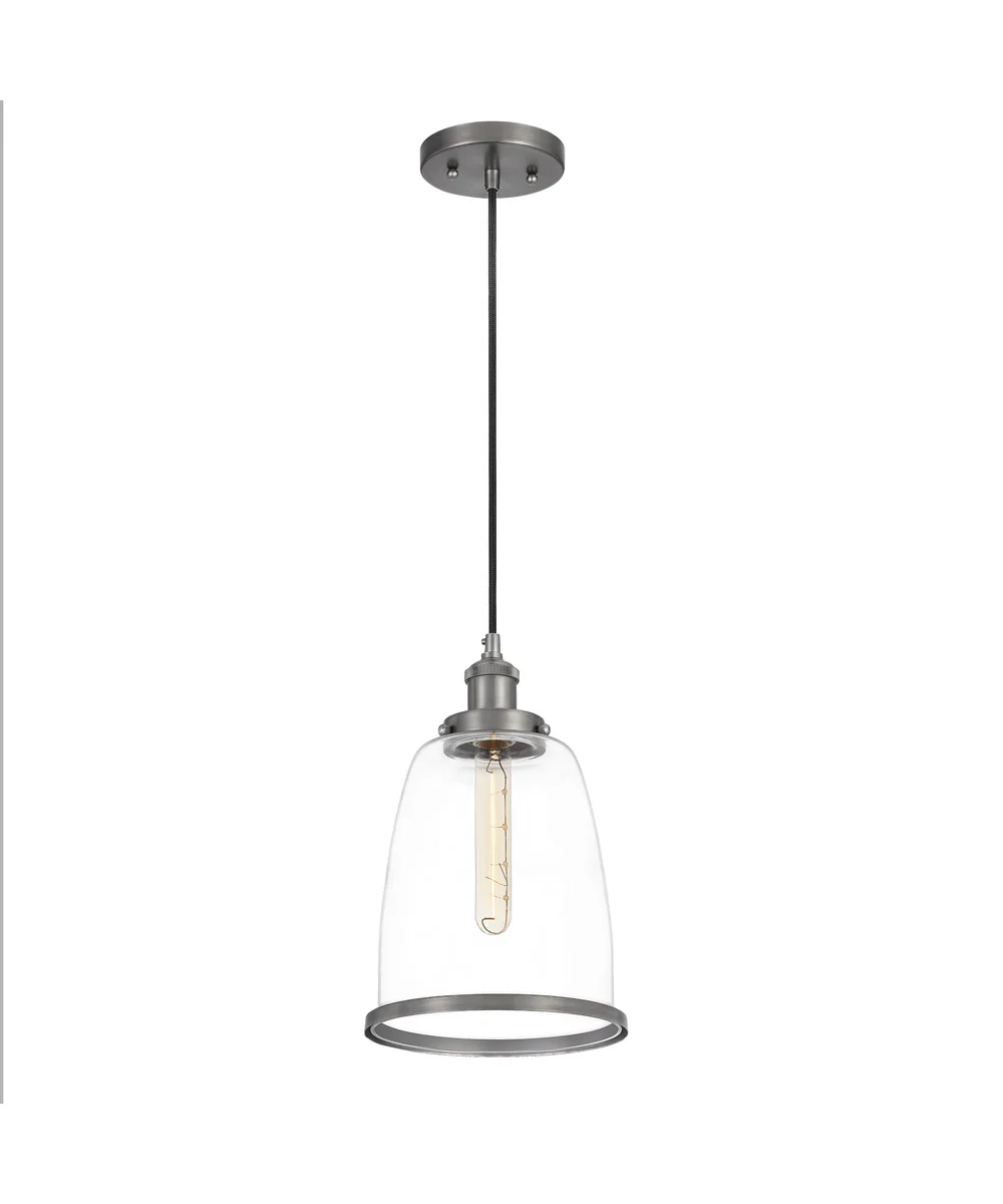 Leo Small 1-light Mini Pendant Antique Nickel - Image 4