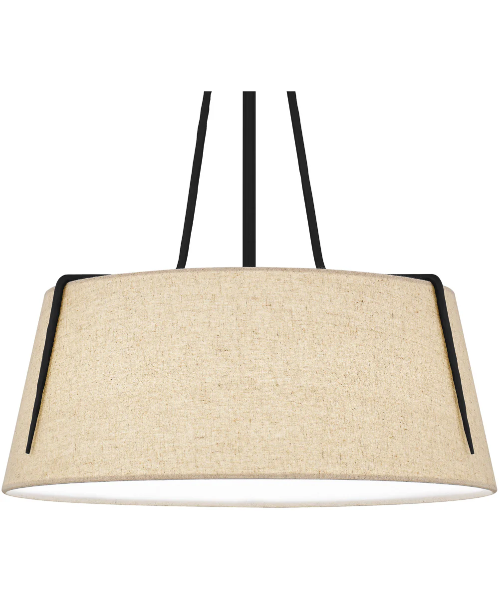 Leona 3-light Pendant Matte Black - Image 6