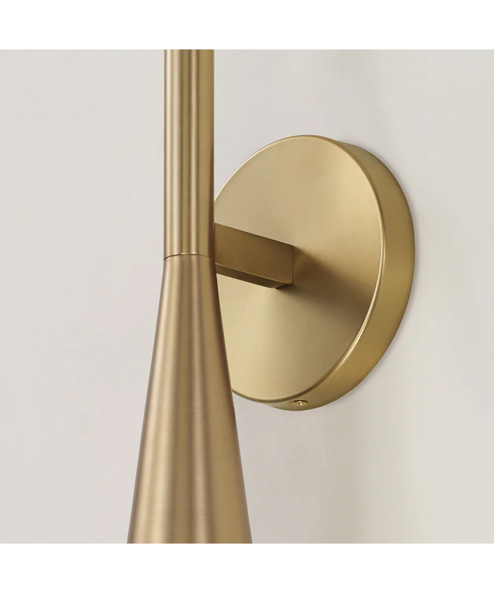 Levi 1-Light Sconce Matte Brass - Image 2