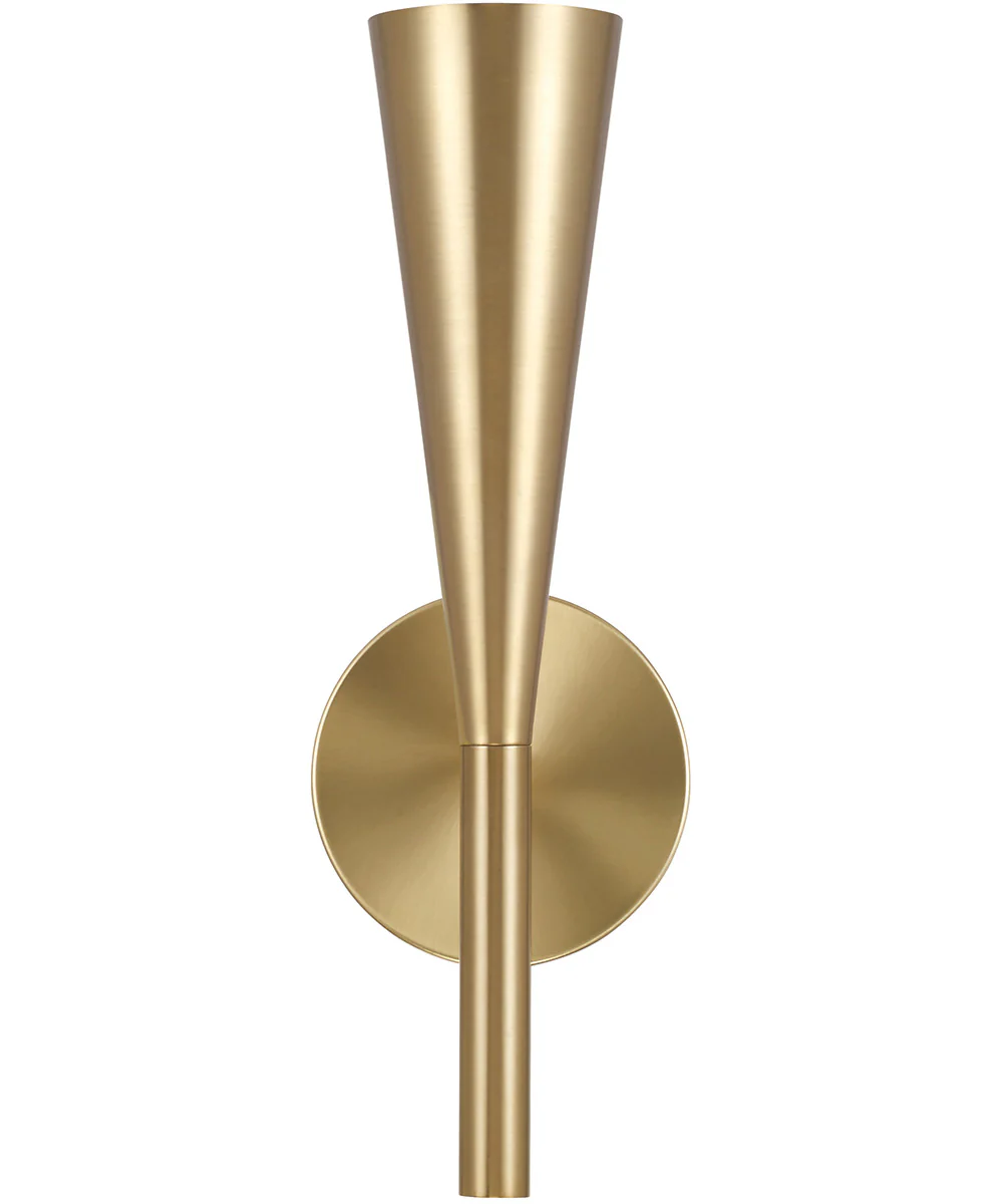 Levi 1-Light Sconce Matte Brass - Image 4