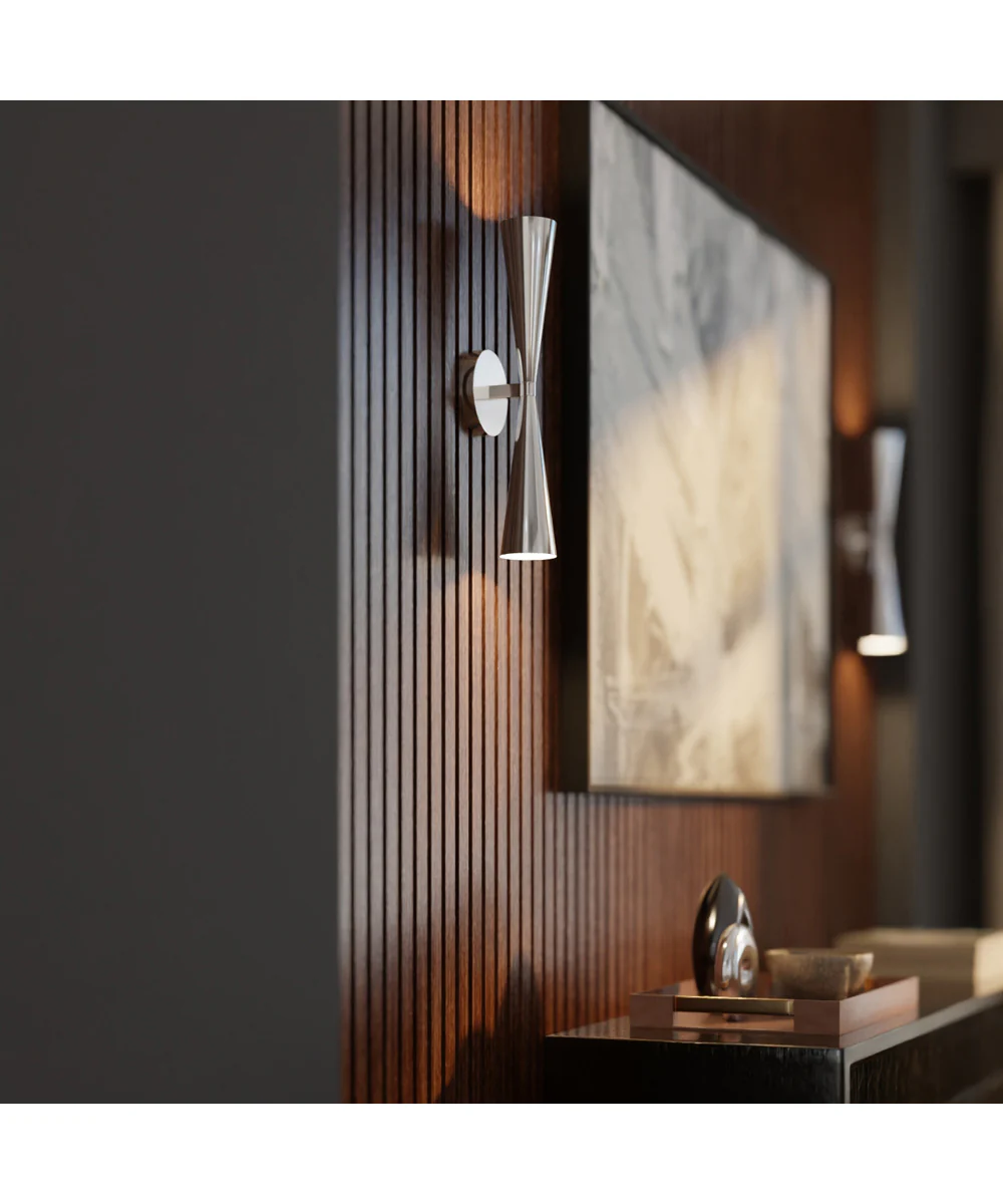 Levi 2-Light Sconce Polished Nickel - Image 2