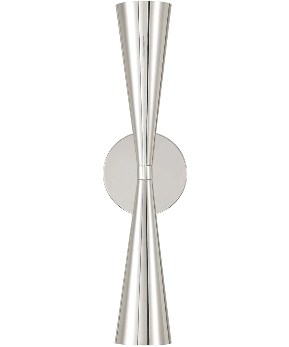 Levi 2-Light Sconce Polished Nickel - Image 7