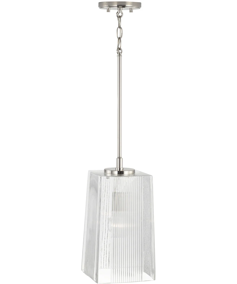 Lexi 1-Light Pendant Polished Nickel