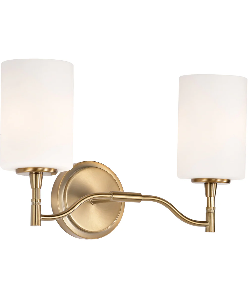 Liam 2-Light Vanity & Wall Burnished Brass - Image 4