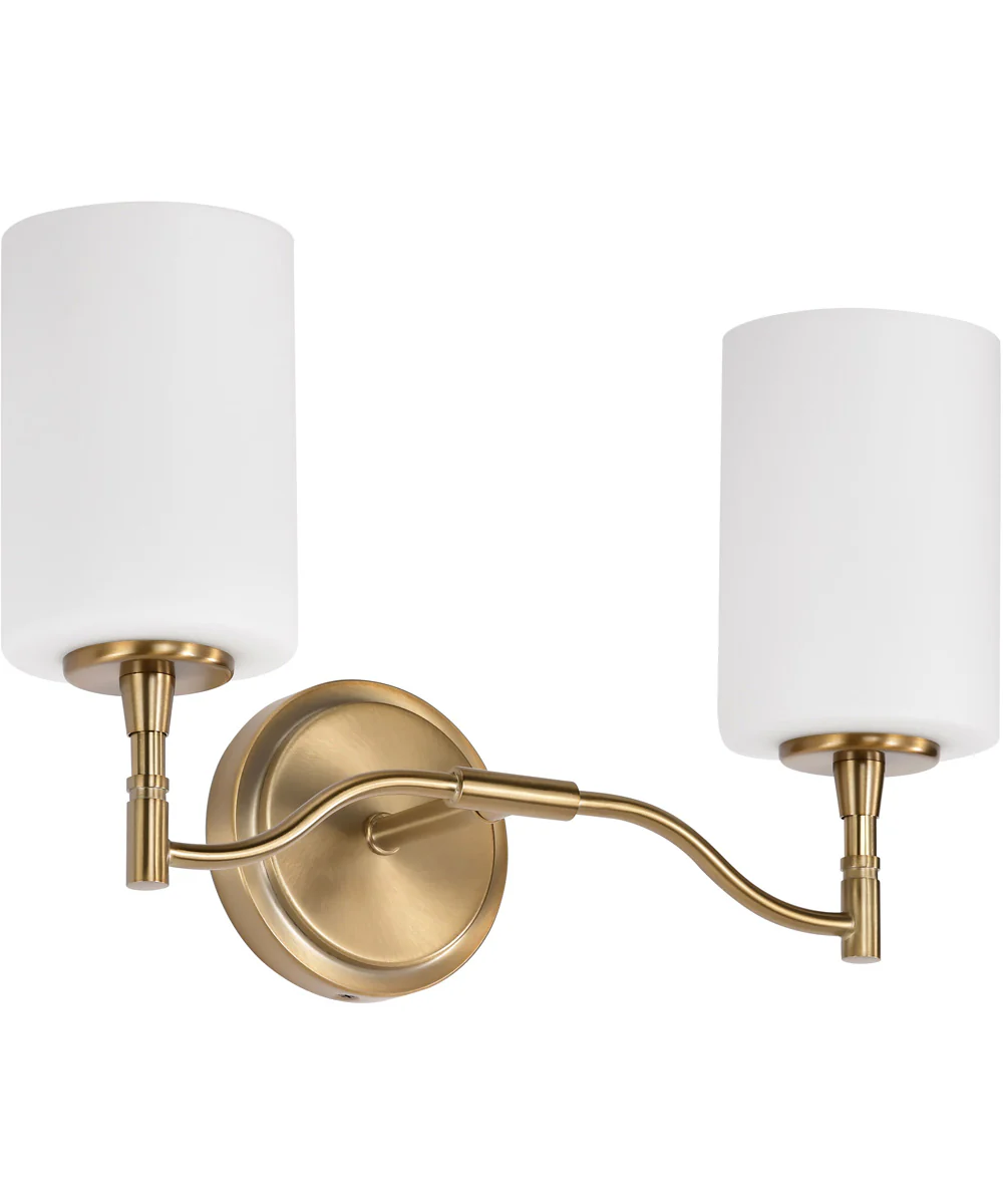 Liam 2-Light Vanity & Wall Burnished Brass - Image 5
