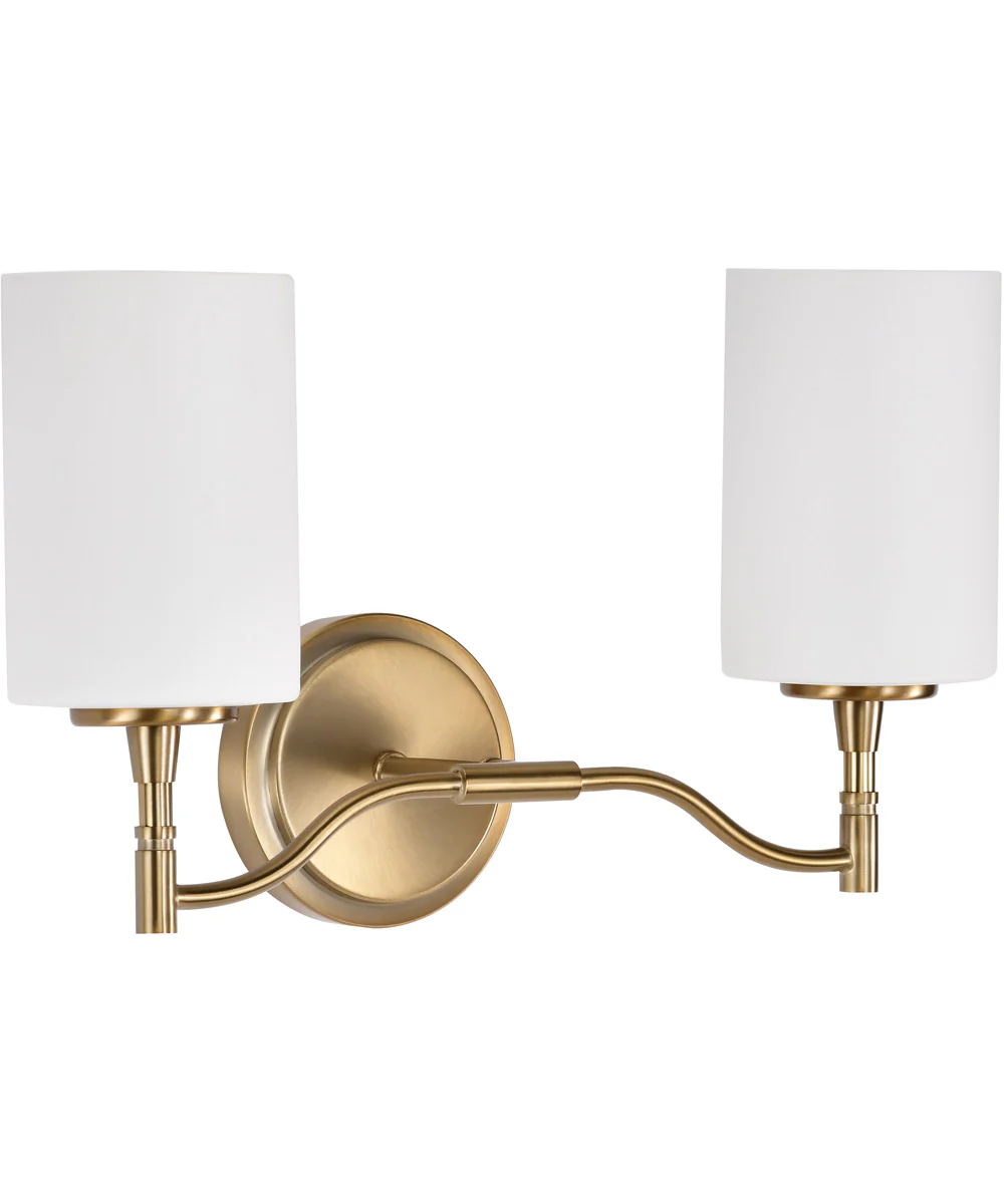 Liam 2-Light Vanity & Wall Burnished Brass - Image 7
