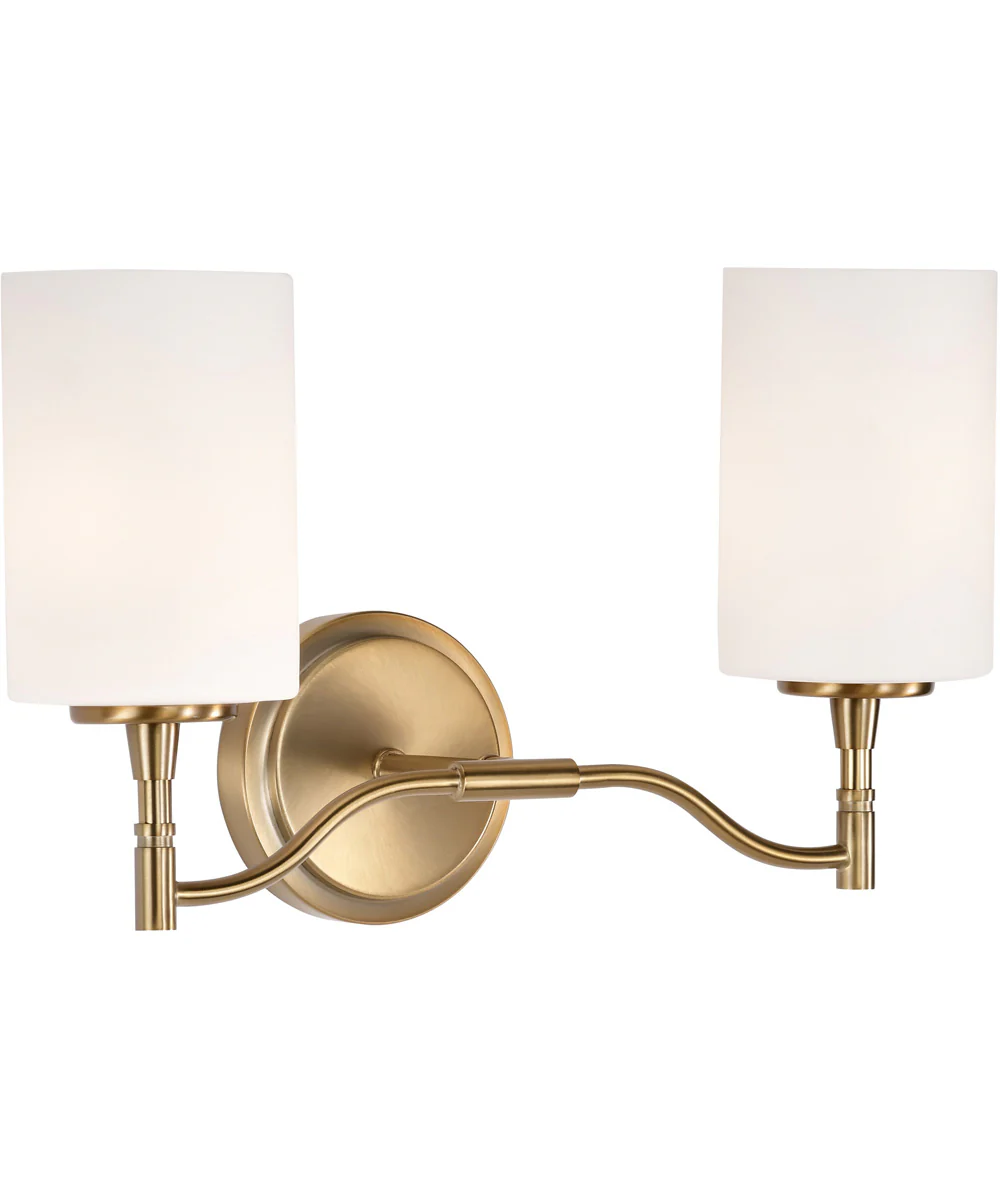 Liam 2-Light Vanity & Wall Burnished Brass - Image 8