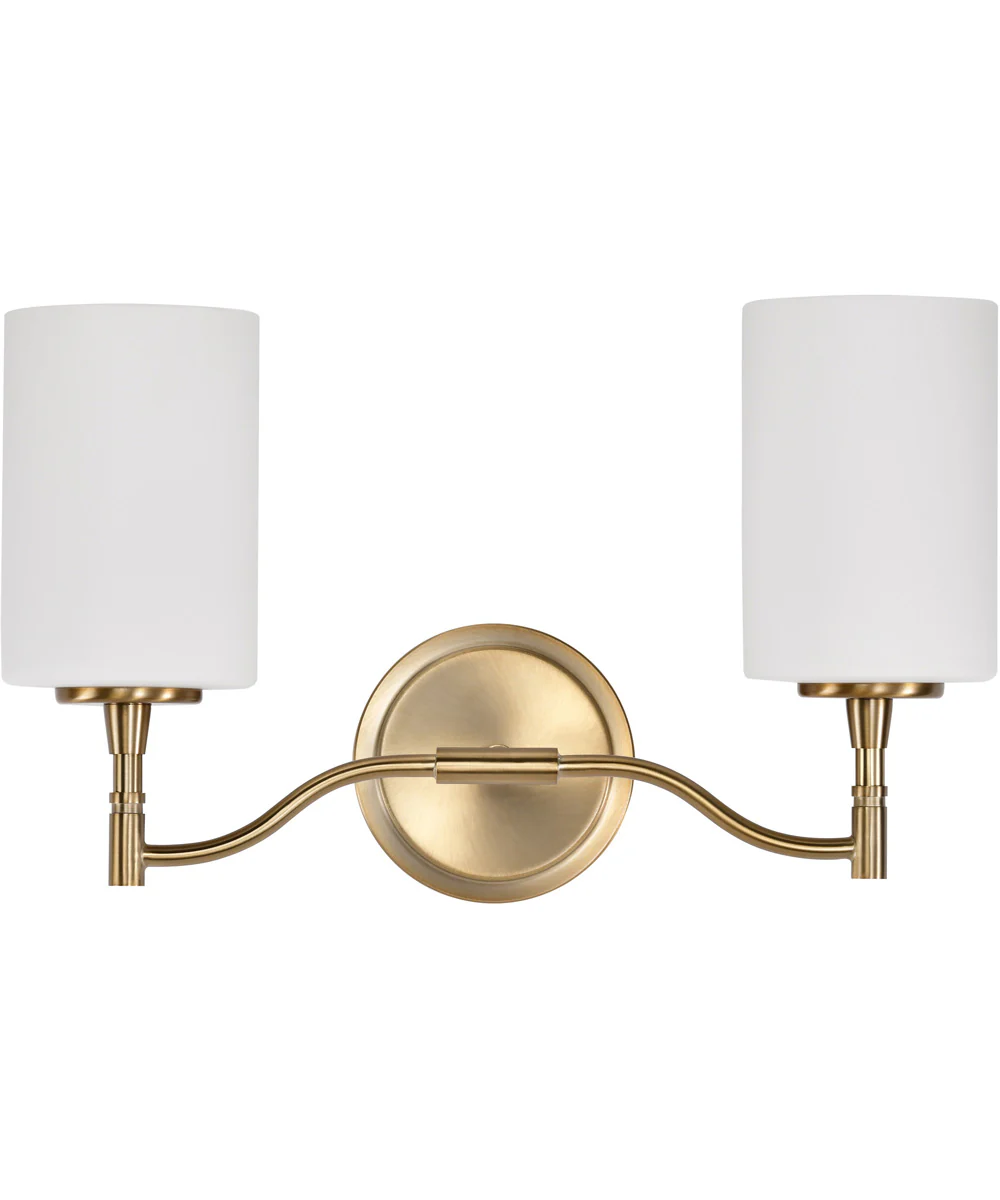 Liam 2-Light Vanity & Wall Burnished Brass - Image 9