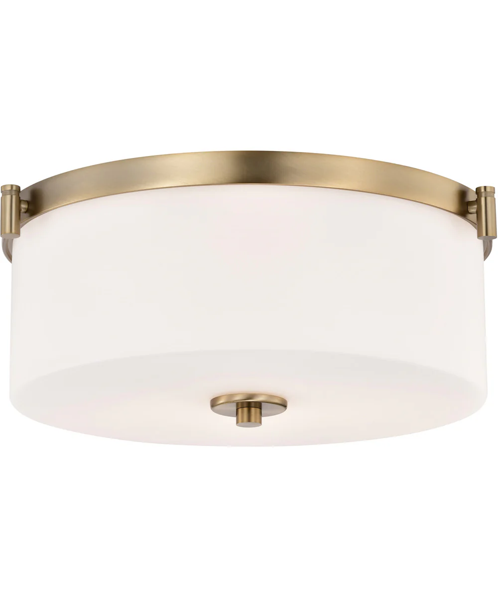 Liam 3-Light Close-to-Ceiling Burnished Brass - Image 4