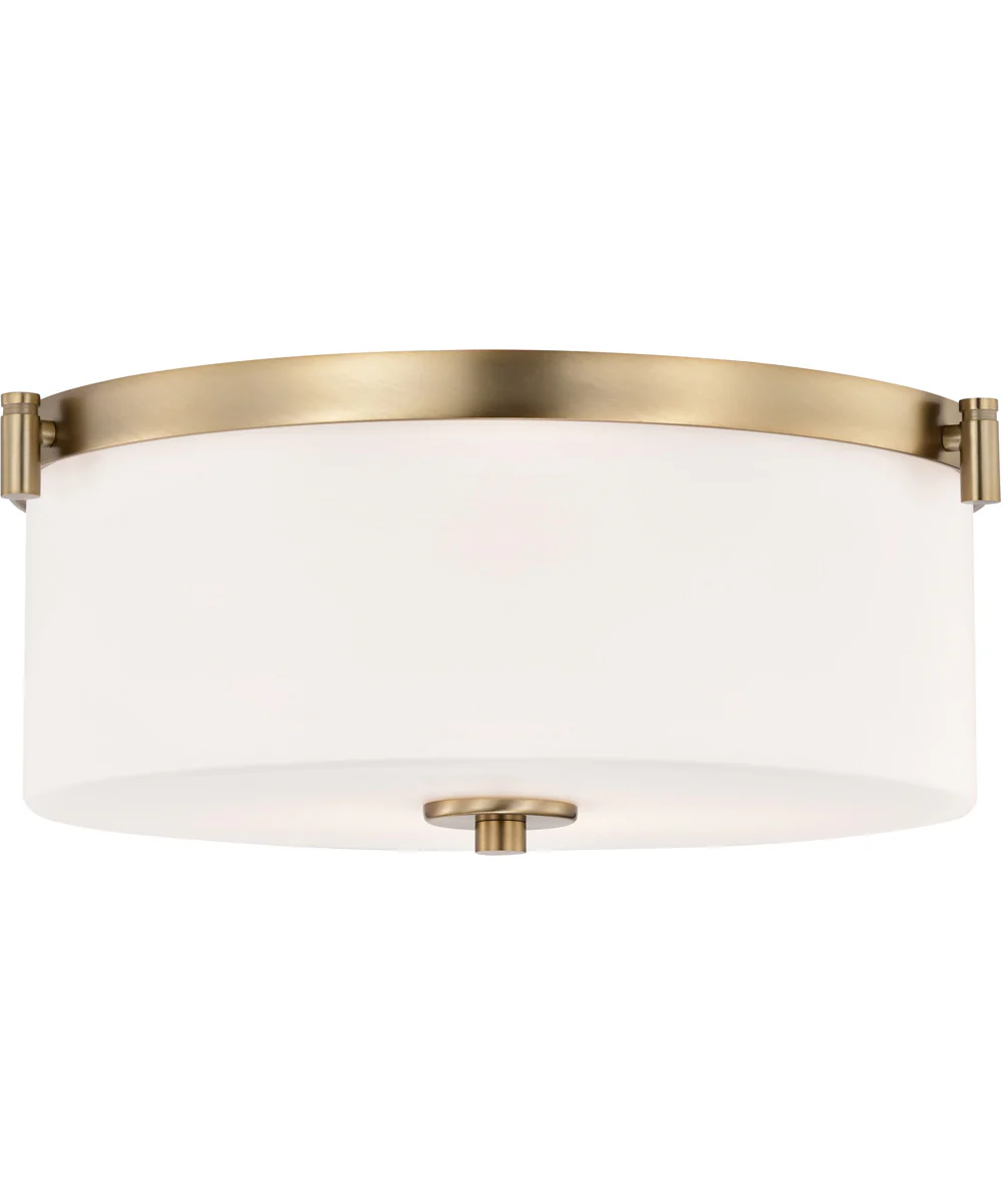 Liam 3-Light Close-to-Ceiling Burnished Brass - Image 6