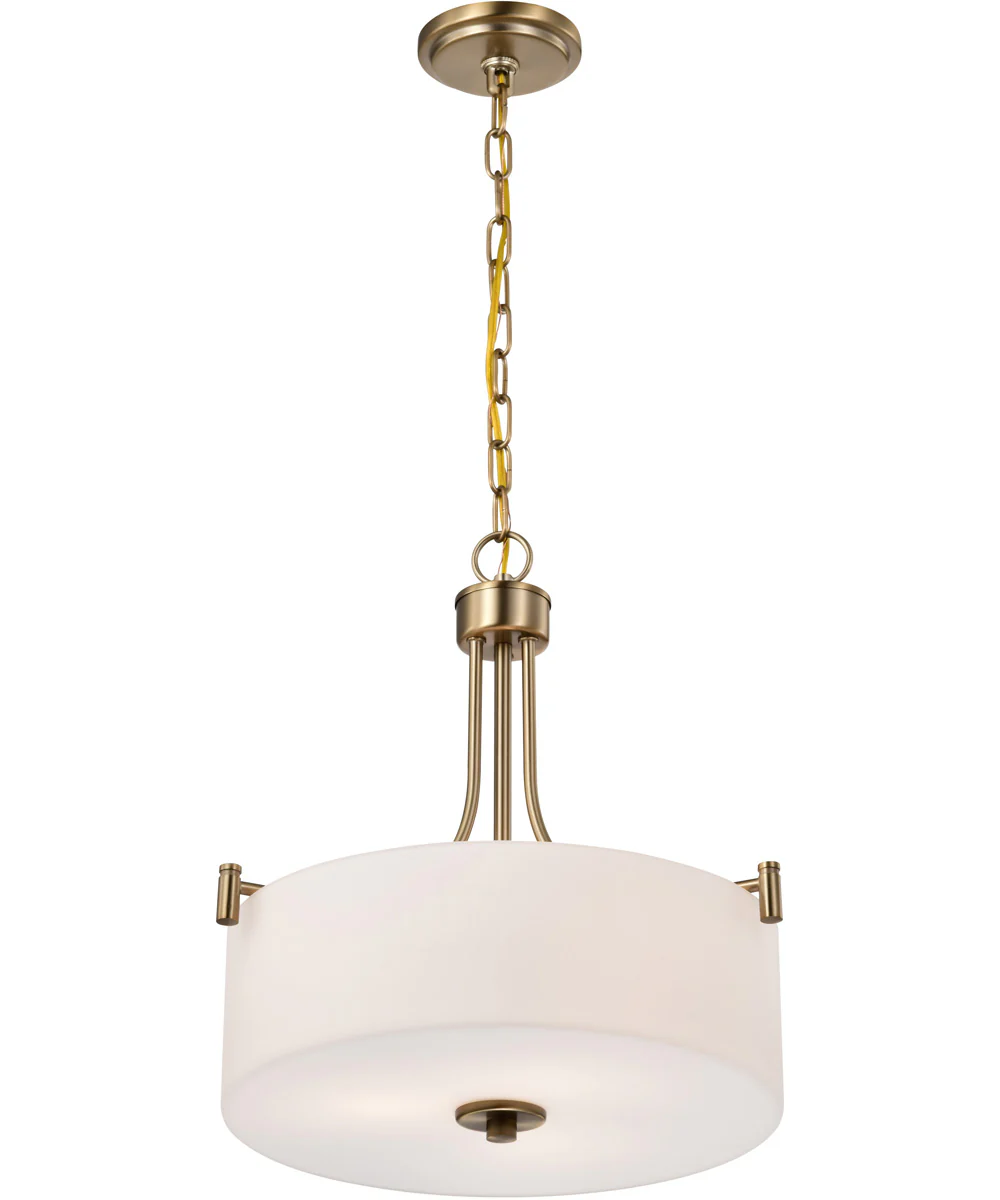 Liam 3-Light Pendant Burnished Brass - Image 4