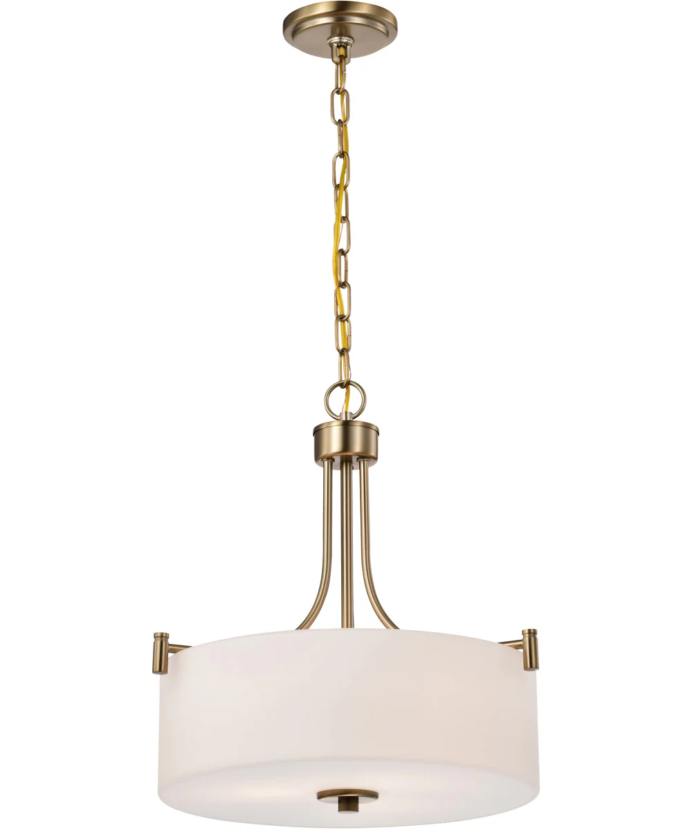 Liam 3-Light Pendant Burnished Brass - Image 6