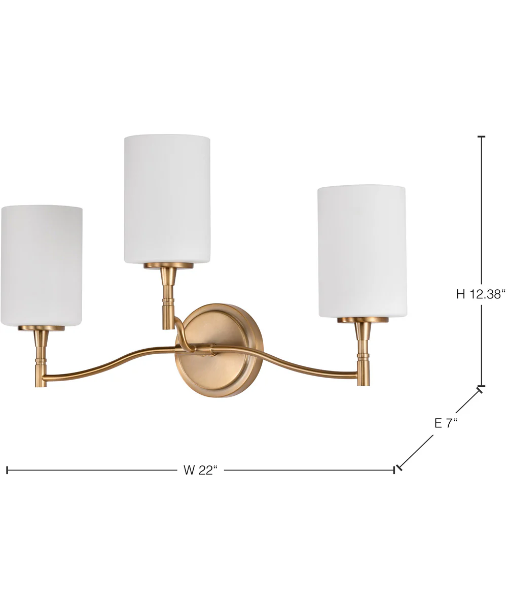 Liam 3-Light Vanity & Wall Burnished Brass - Image 11