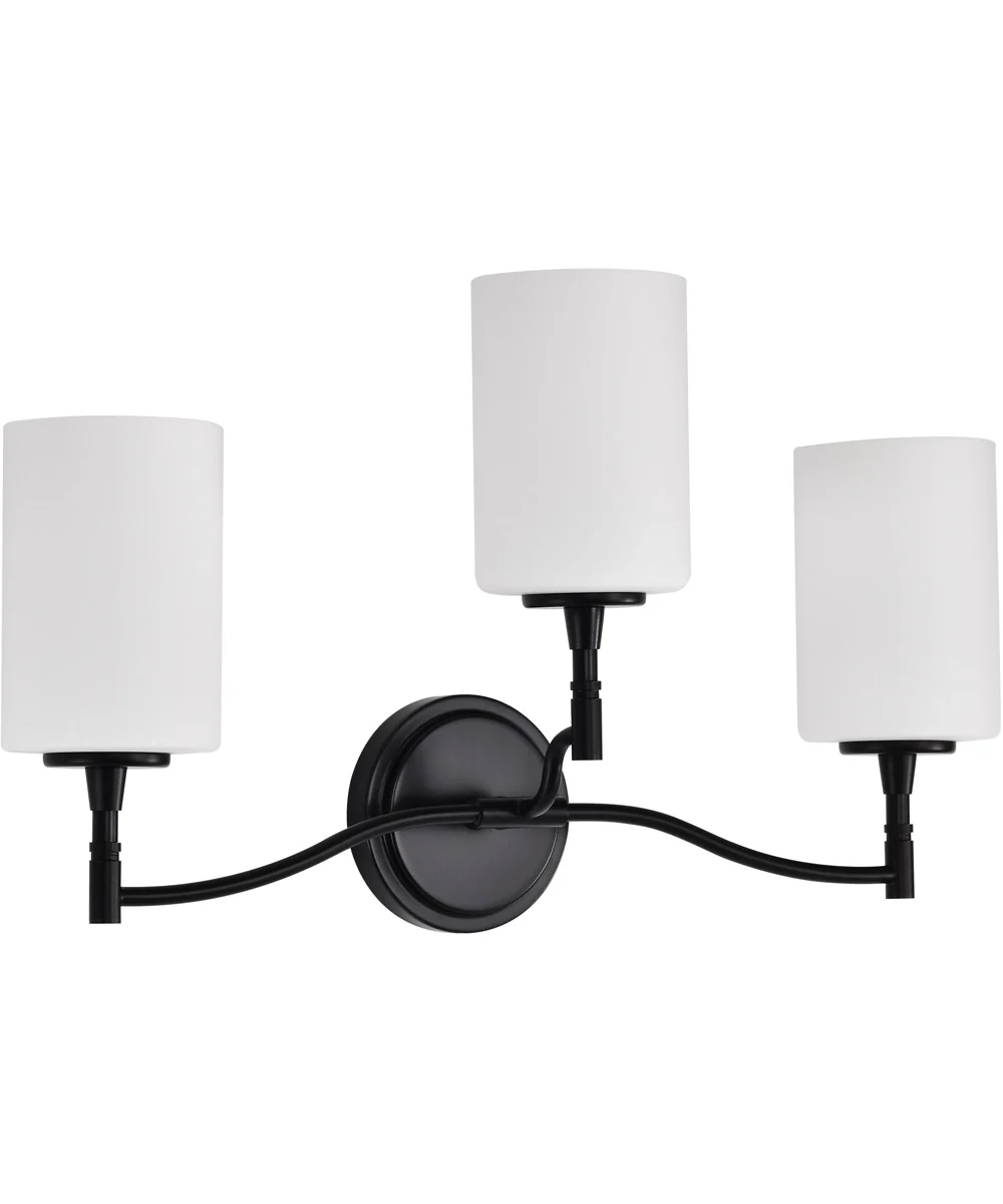 Liam 3-Light Vanity & Wall Matte Black - Image 5