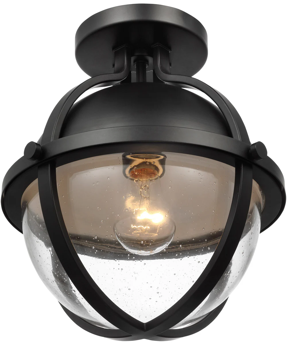 Lincoln 1-Light Close-to-Ceiling Matte Black - Image 3