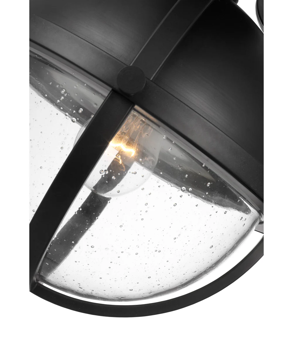 Lincoln 1-Light Close-to-Ceiling Matte Black - Image 4