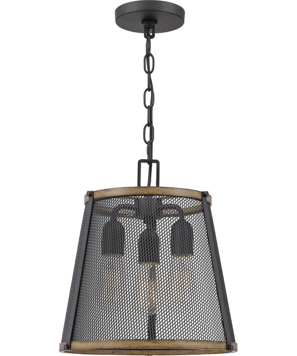 Lindstrom Small 3-light Mini Pendant Matte Black - Image 2